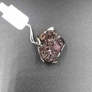 Druzy Quartz Pendant